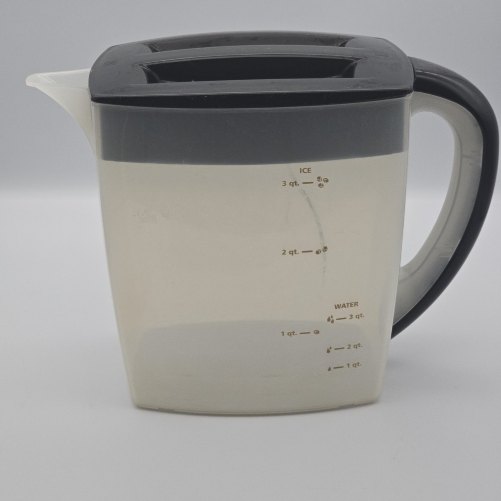Mr. Coffee Iced Tea Maker 3 Quart TM75BK Square Black Pitcher Only‎ for TM75